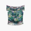 Floral Boat Neck T-Shirt Floral Boat Neck T-Shirt