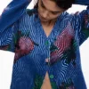 Floral Cardigan Sweater