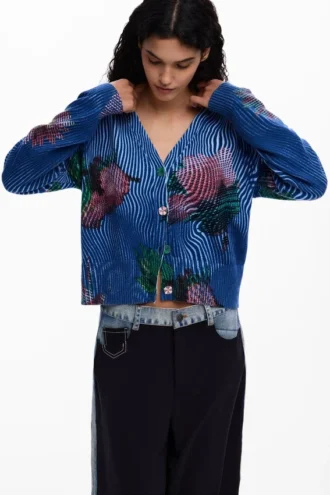 Floral Cardigan Sweater Floral Cardigan Sweater