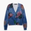 Floral Cardigan Sweater