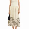 Floral Flared Midi Dress Floral Flared Midi Dress