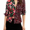 Floral Gathered Shirt Floral Gathered Shirt
