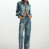 Floral Jeans