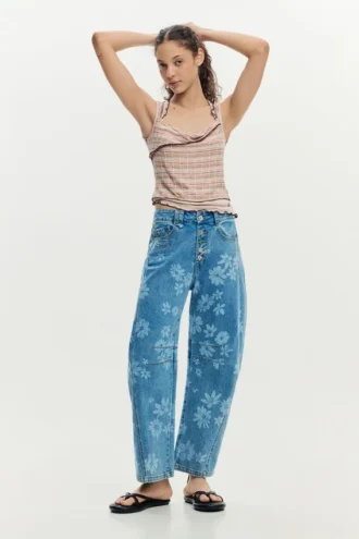 Floral Jeans