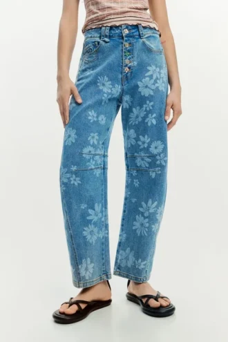 Floral Jeans