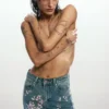 Floral Jeans