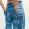 Floral Jeans