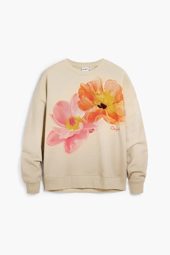 Floral Print Sweatshirt Floral Print Sweatshirt