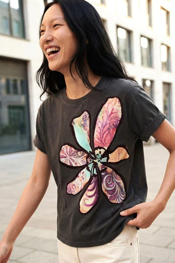Floral Print T-Shirt Floral Print T-Shirt