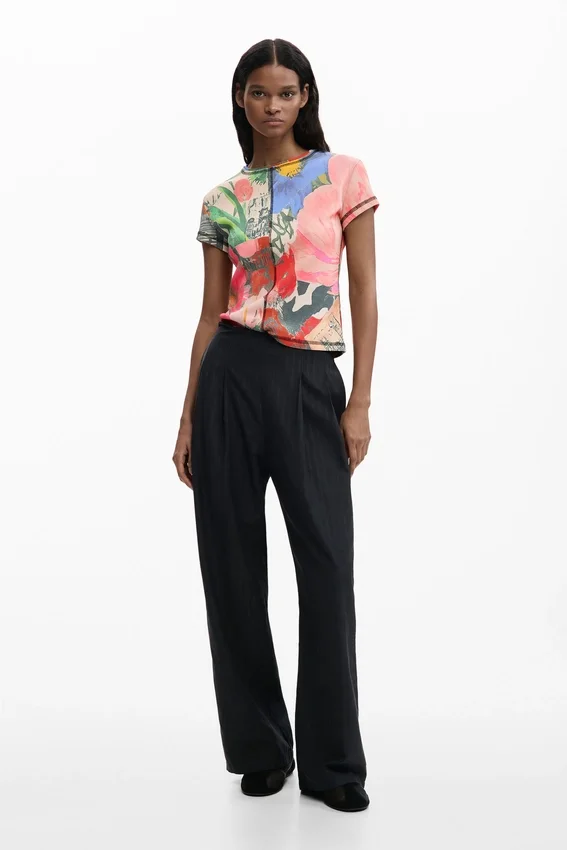 Floral Print T-Shirt Floral Print T-Shirt