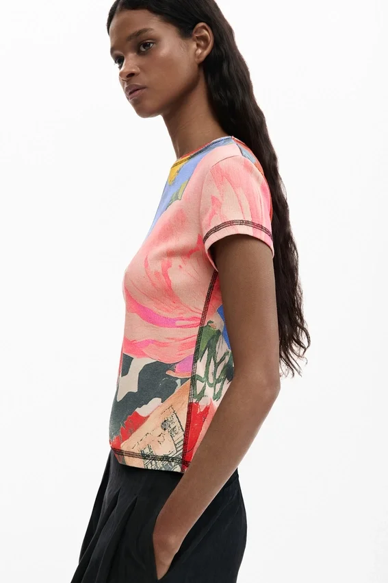 Floral Print T-Shirt Floral Print T-Shirt