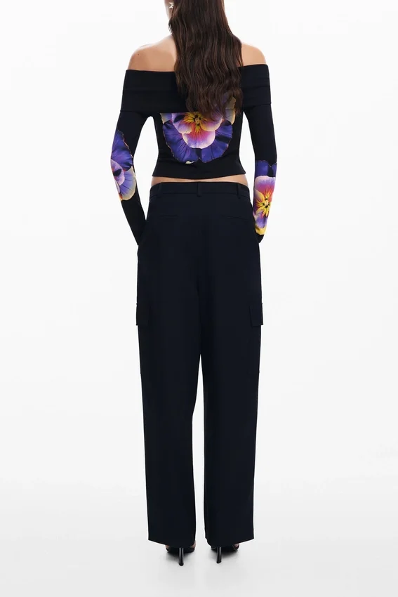 Floral Print T-Shirt M. Christian Lacroix Floral Print T-Shirt M. Christian Lacroix