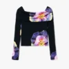 Floral Print T-Shirt M. Christian Lacroix Floral Print T-Shirt M. Christian Lacroix
