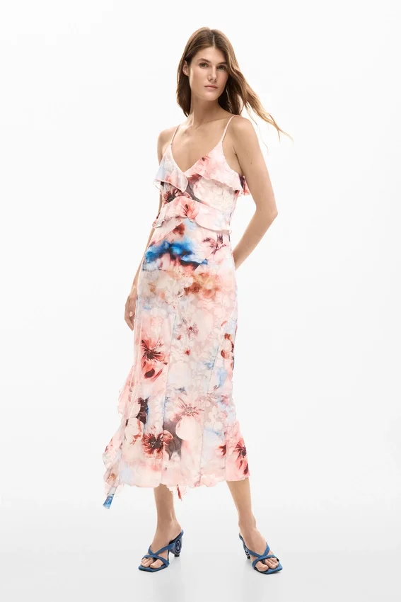 Floral Ruffle Dress Floral Ruffle Dress