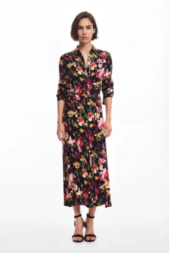 Floral Shirt Dress