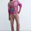Floral Zipper Sweatshirt Floral Zipper Sweatshirt