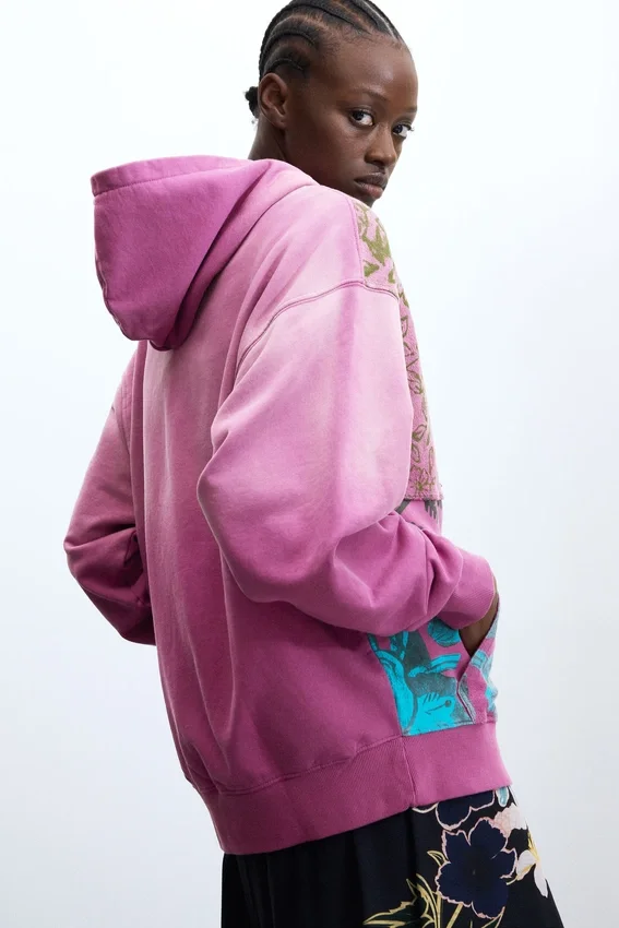 Floral Zipper Sweatshirt Floral Zipper Sweatshirt