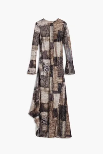 Flowy Animal Print Dress