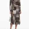Flowy Animal Print Dress