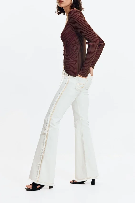 Frayed Flare Jeans Frayed Flare Jeans