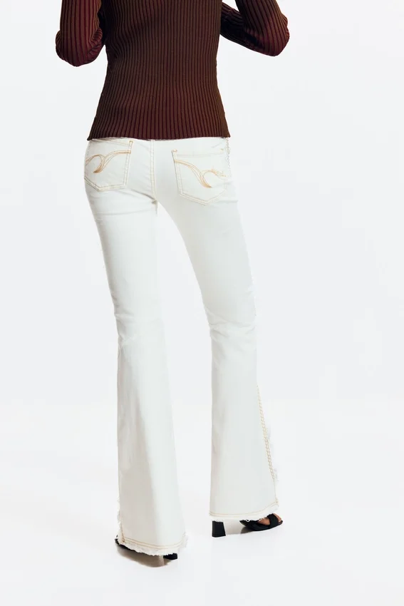 Frayed Flare Jeans Frayed Flare Jeans