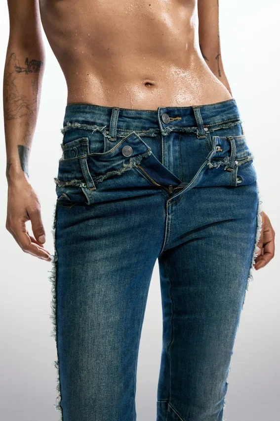 Frayed Flare Jeans Frayed Flare Jeans