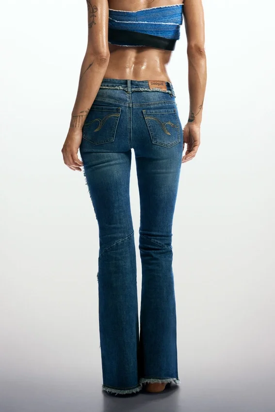 Frayed Flare Jeans Frayed Flare Jeans