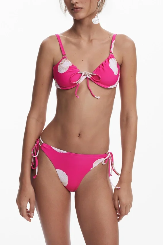 Fuchsia Shell Bikini Bottoms Fuchsia Shell Bikini Bottoms