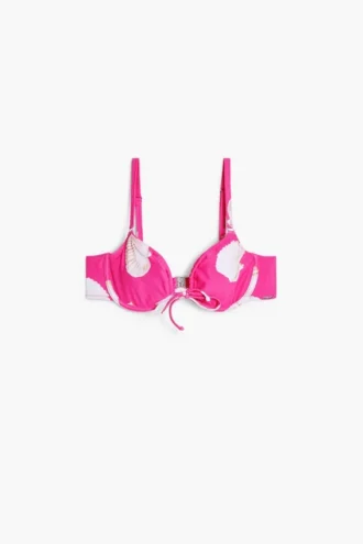 fuchsia shell bikini top 1 330x495 - Fuchsia Shell Bikini Top