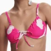 Fuchsia Shell Bikini Top