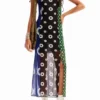 Geometric Midi Slip Dress Geometric Midi Slip Dress