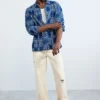 Geometric Print Shirt