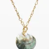 Gold-Plated Mother-Of-Pearl Shell Pendant Zalio Gold-Plated Mother-Of-Pearl Shell Pendant Zalio