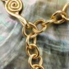 Gold-Plated Mother-Of-Pearl Shell Pendant Zalio Gold-Plated Mother-Of-Pearl Shell Pendant Zalio