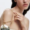 Gold-Plated Mother-Of-Pearl Shell Pendant Zalio Gold-Plated Mother-Of-Pearl Shell Pendant Zalio