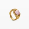 Gold-Plated Pearl Ring Zalio