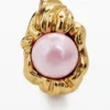 Gold-Plated Pearl Ring Zalio