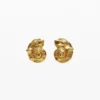 Gold-Plated Shell Earrings Zalio