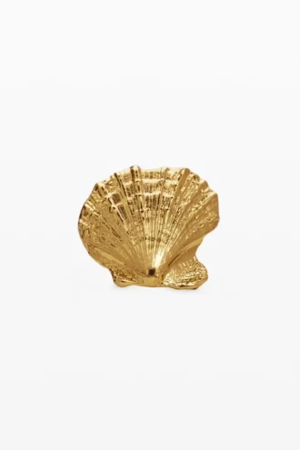 Gold-Plated Shell Ring Zalio