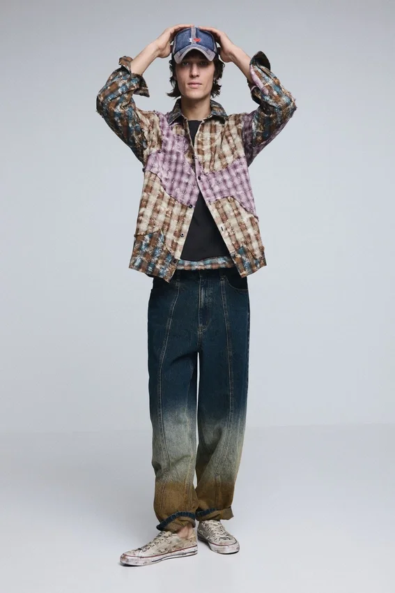 Gradient Denim Trousers Gradient Denim Trousers