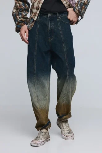 Gradient Denim Trousers