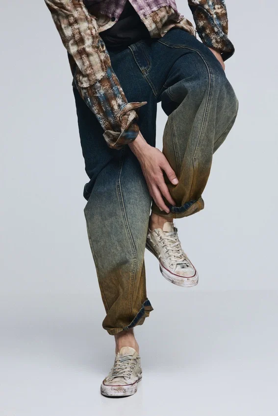 Gradient Denim Trousers Gradient Denim Trousers
