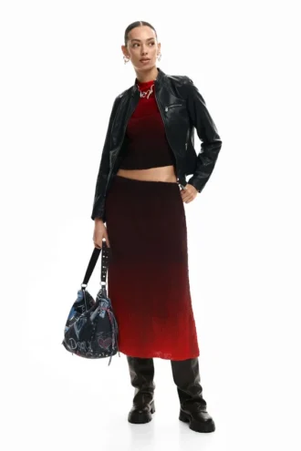 Gradient Midi Skirt