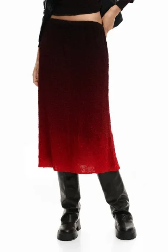 Gradient Midi Skirt