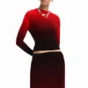Gradient Midi Skirt