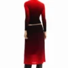 Gradient Midi Skirt
