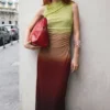 Gradient Tulle Dress