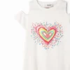 Heart Cut-Out T-Shirt Dress