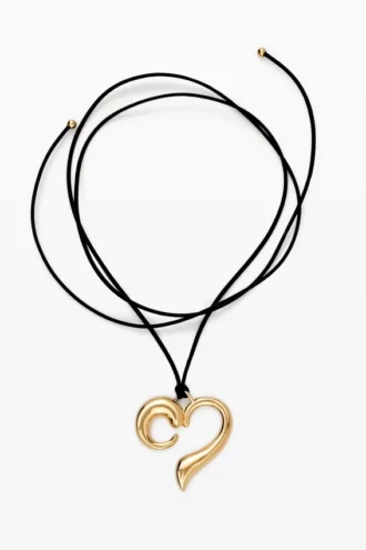 Heart Pendant Zalio Cord
