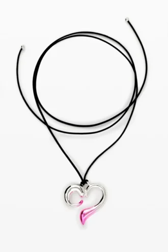 Heart Pendant Zalio Cord